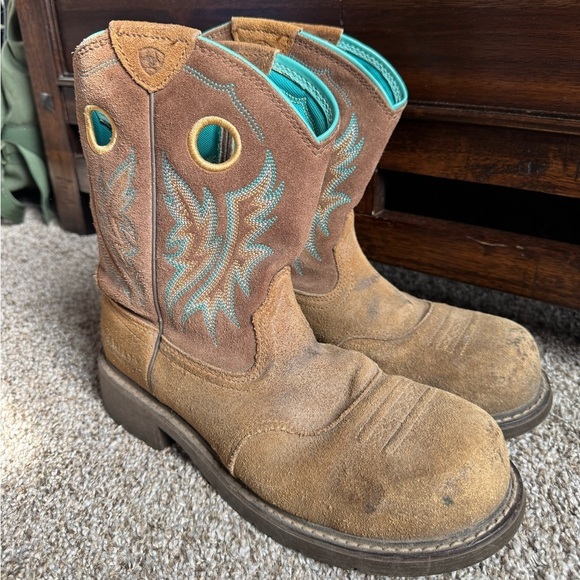 Ariat Fatbaby leather boots - Picture 3 of 11